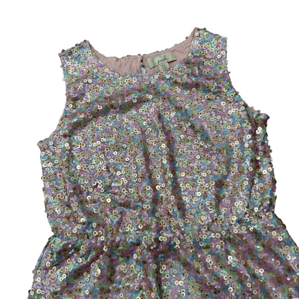 Peek Sparkling Sequin Kids Dress - Multicolor - Picture 2 of 7